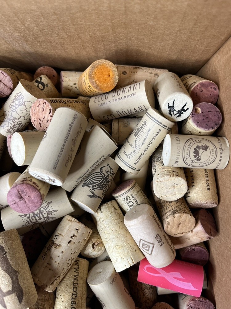 Wine Corks 6.5 Lbs Used Various Brands