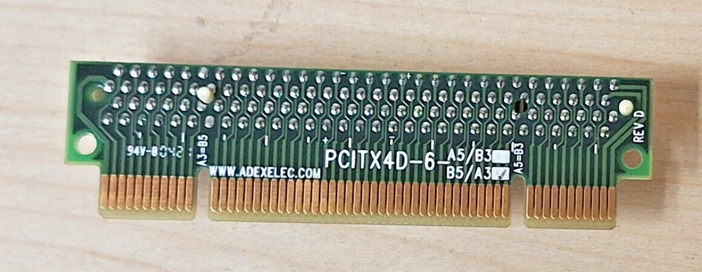 PCI 1U Right Angle Riser Board