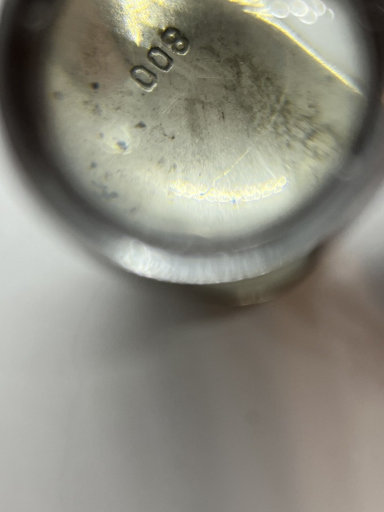 Vintage 800 silver small decorative spoon