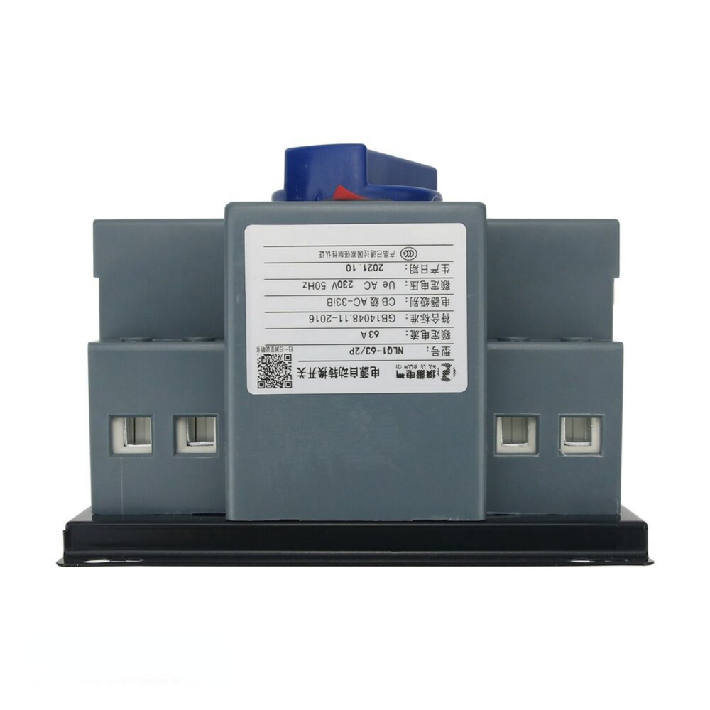 63A 2P Generator ATS Manual Automatic Transfer Switch Dual Power Conversion