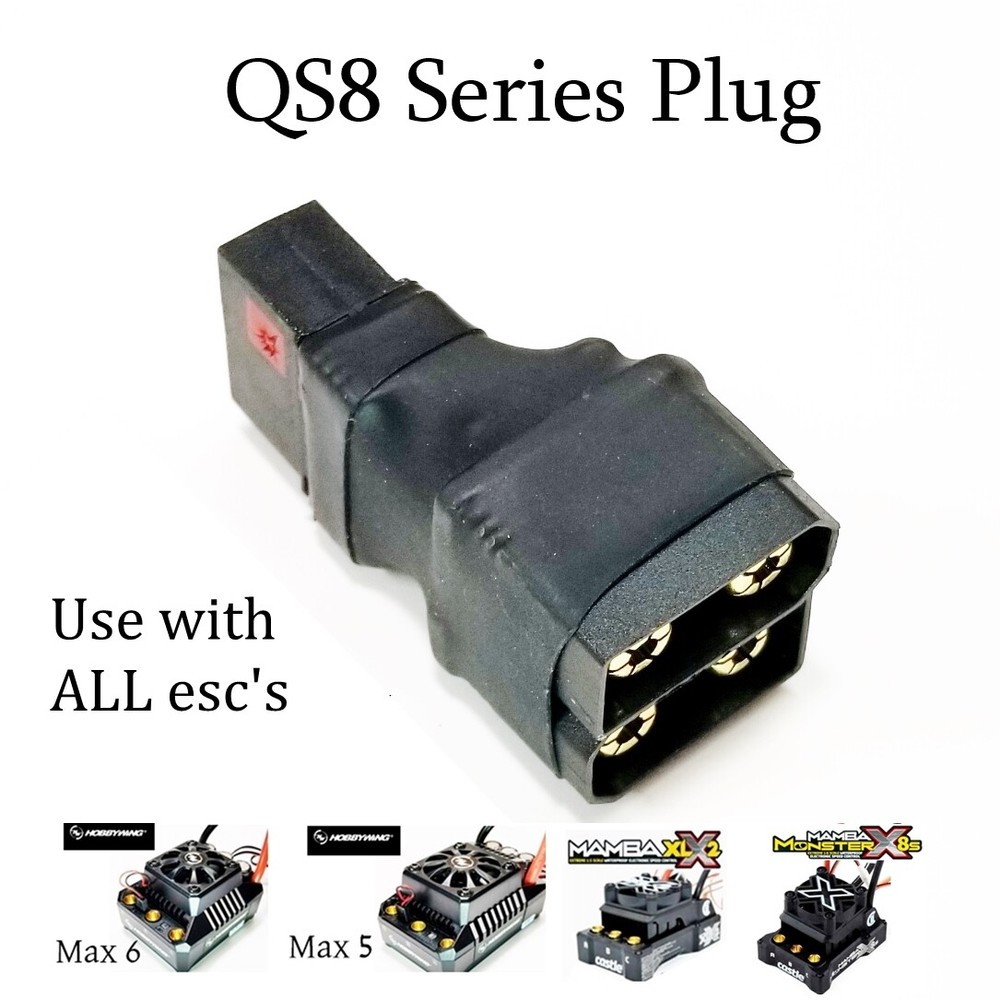 RCP-QS8 Series Plug (No Wire Version) Doubles Voltage or Parallel Plug