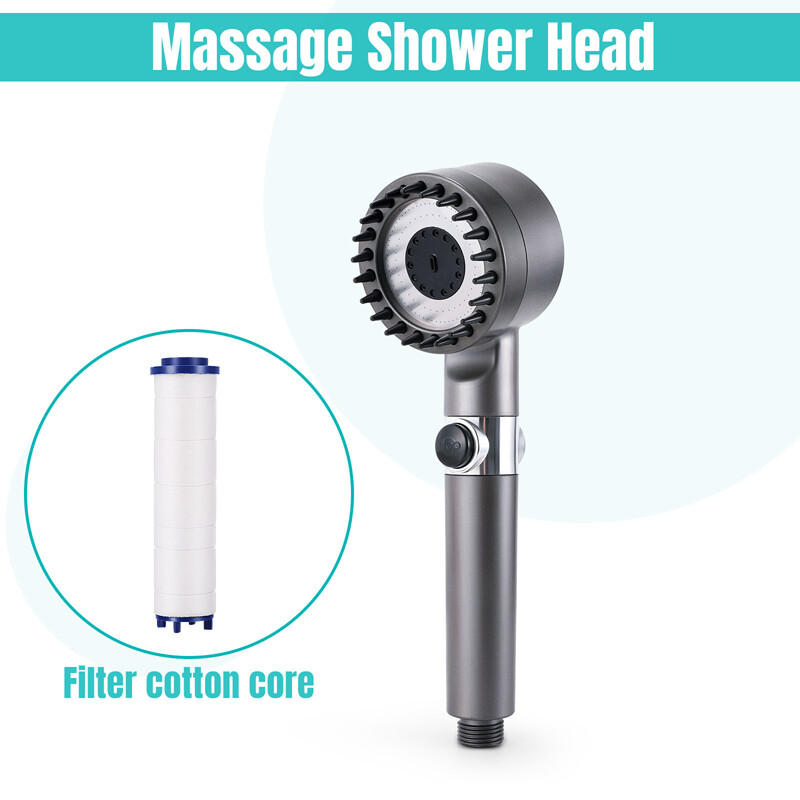 RV Shower Head with On Off Pause Switch Camper Water Saving and High Pressure