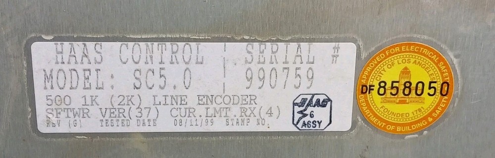 Haas Servo Controller 17 Pin