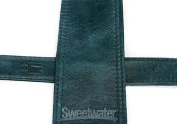 LM Products Chroma Leather Guitar Strap - Teal
