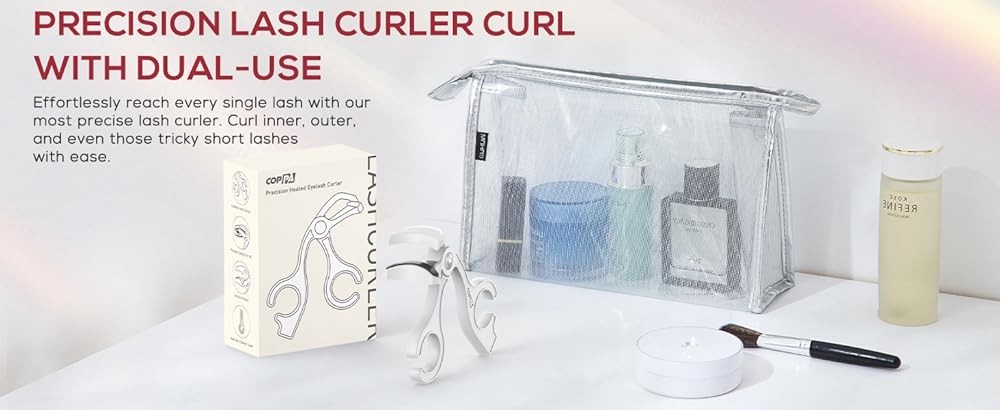 Heated Eyelash Curler, EC-1 Precis Type Lash Curler Open Style