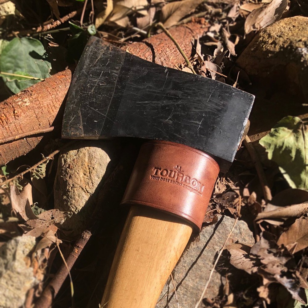 Leather Axe Handle Holster Belt Loop Hatchet Sheath Hammer Wrench Holder