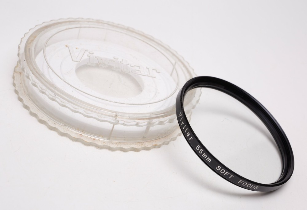 55mm Vivitar Soft Focus Diffuser Filter Diffusing w/Case - EX!