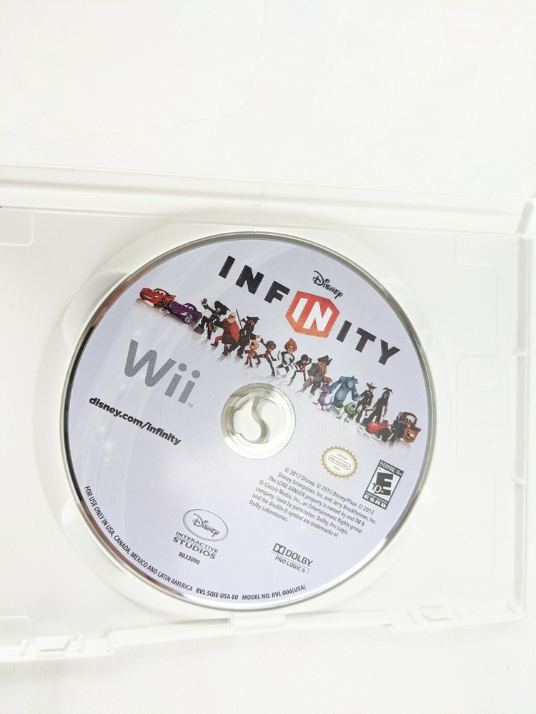 Disney INFINITY Wii Lot 7 Figures Pad Video Game Nyko Remote