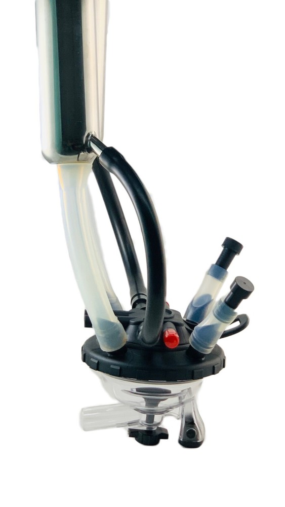 Melasty 200cc Milking Cluster with Small Silicone Liners & with Caps & Plugs Kit