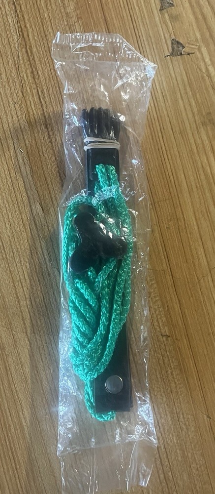 Sound Hole Guitar/Uke Green Rope Strap