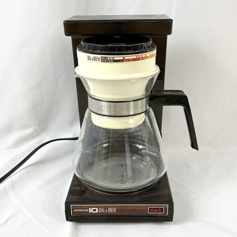 VTG Norelco Dial-a-Brew 10 Cup Coffee Maker Machine Automatic Drip