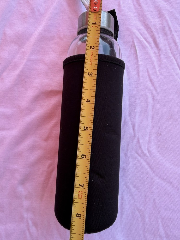 18oz Glass Bottle With Cloth Sleeve