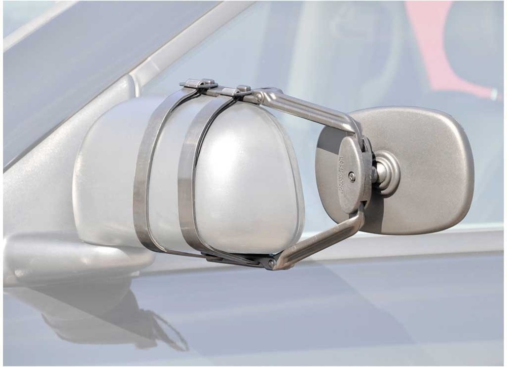 Curt 20002 Extended View Clip-On Driver Or Passenger Tow Mirror From 4"-11"