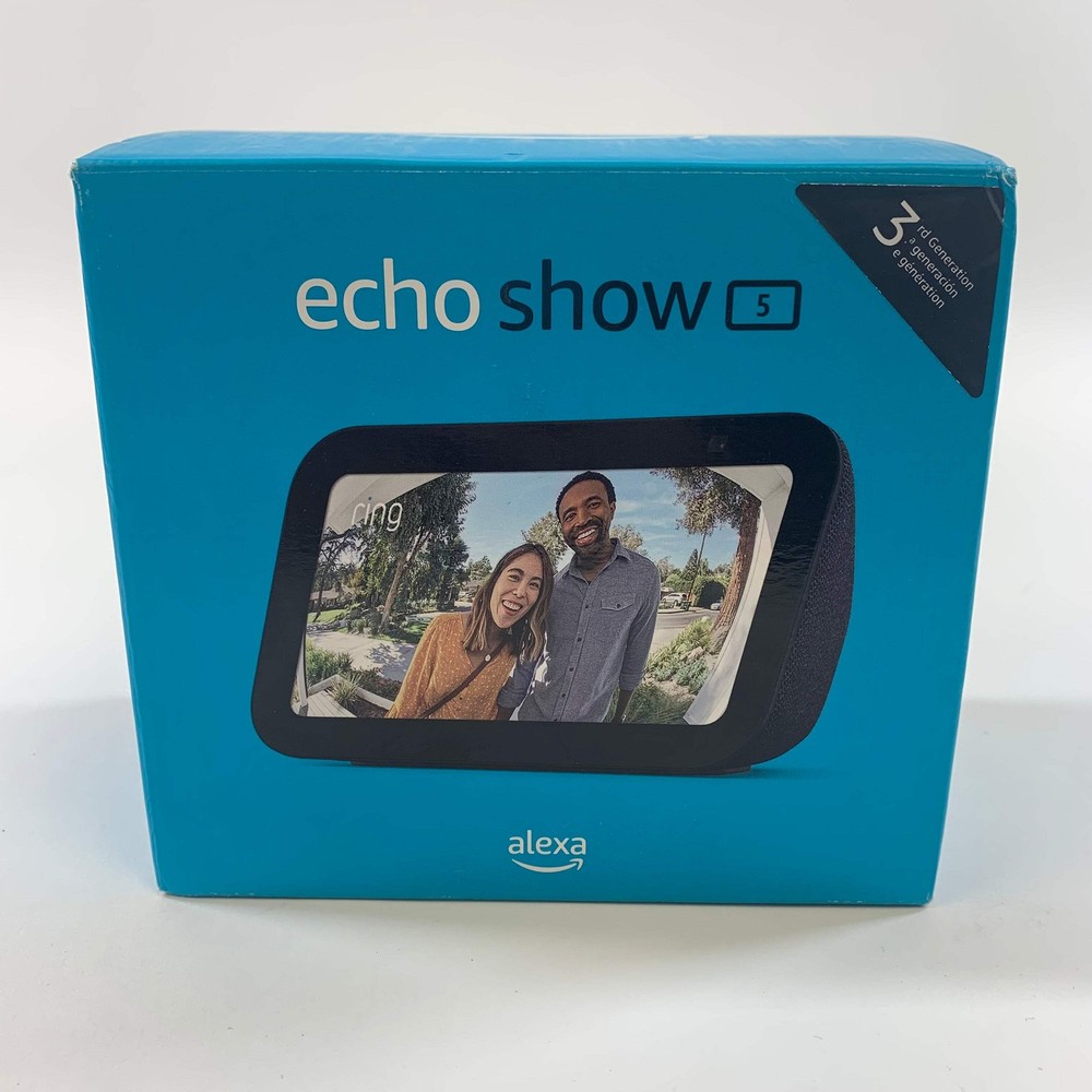 New Amazon Echo Show 5 3rd Gen Smart Display Black