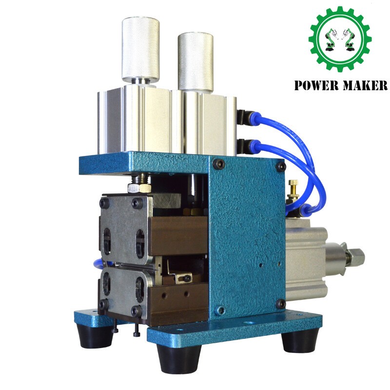3F Pneumatic Stripping Twisting Machine  Vertical Core Wire Stripping Machine