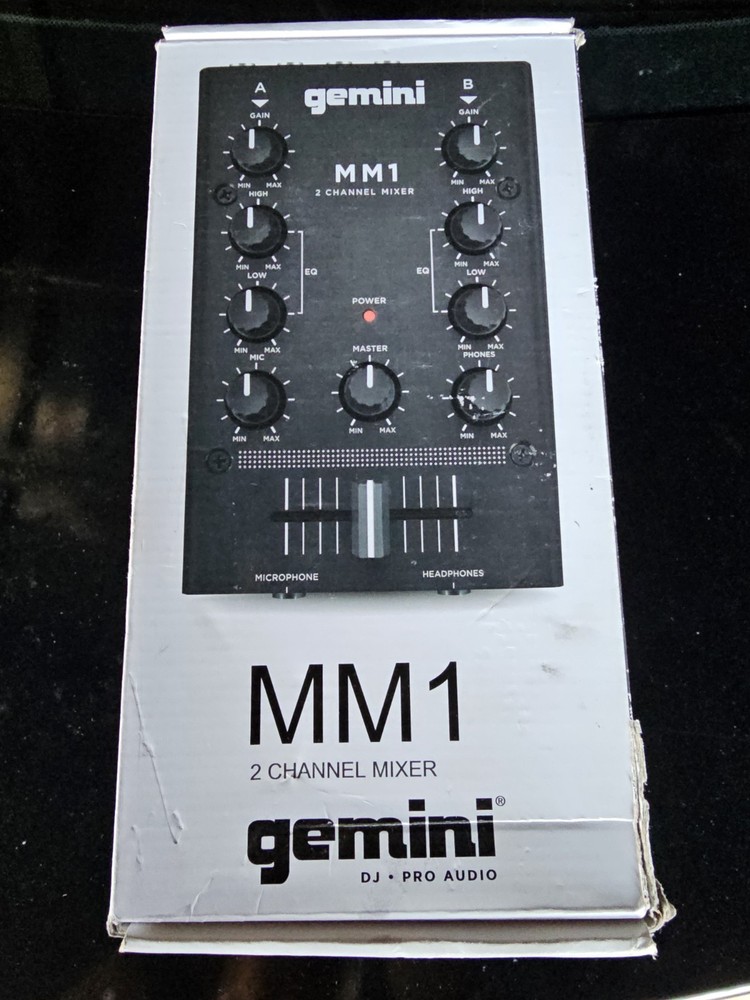 Gemini MM1 2 Channel Audio Mixer