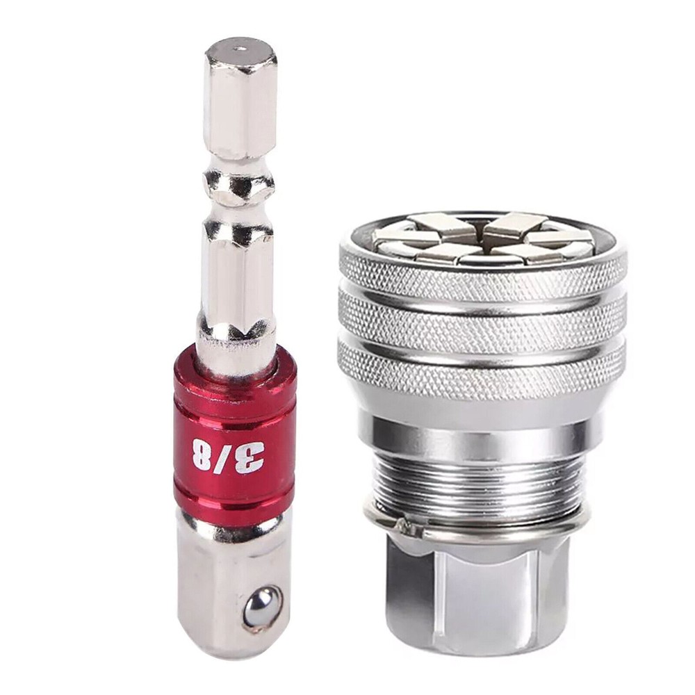 Wrench Torque Ratchet Adapter Universal Sleeve Adjustable Head Spanner Socket