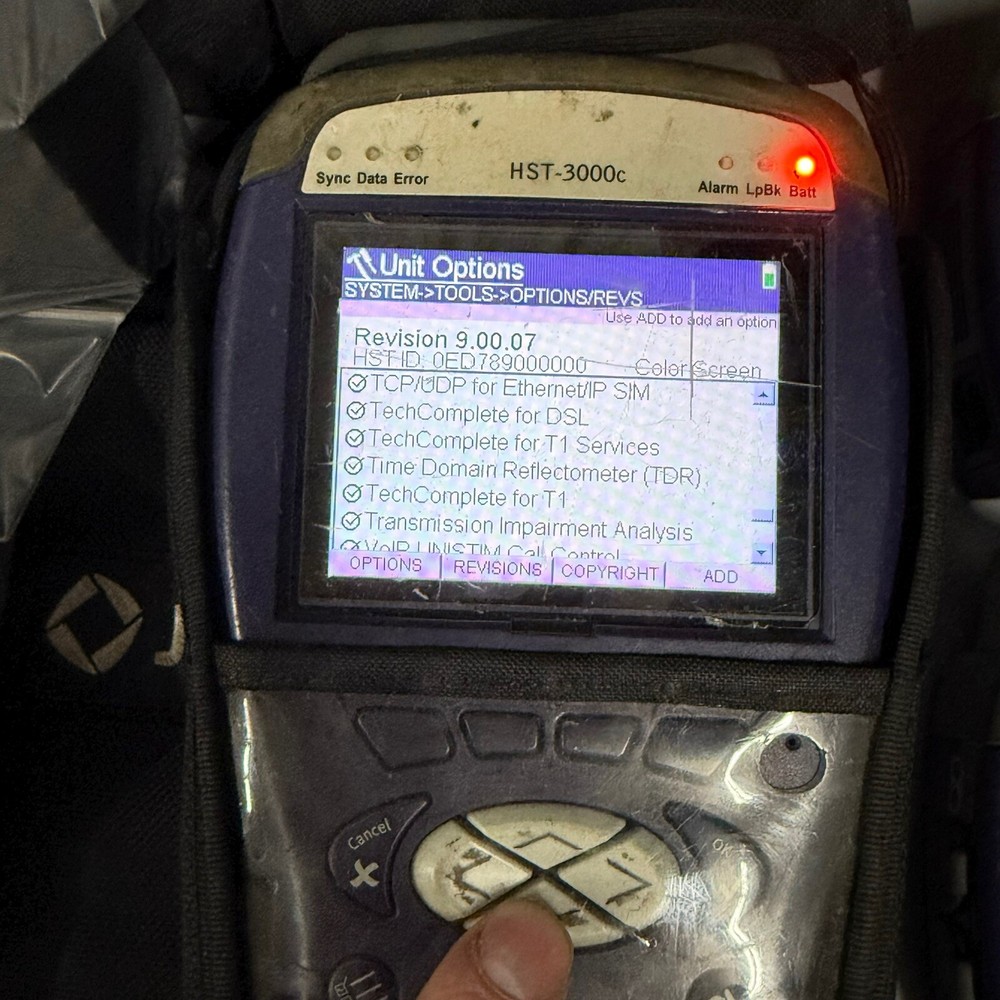 JDSU HST-3000c TDR Network Tester w/ 10 Modules & All Options