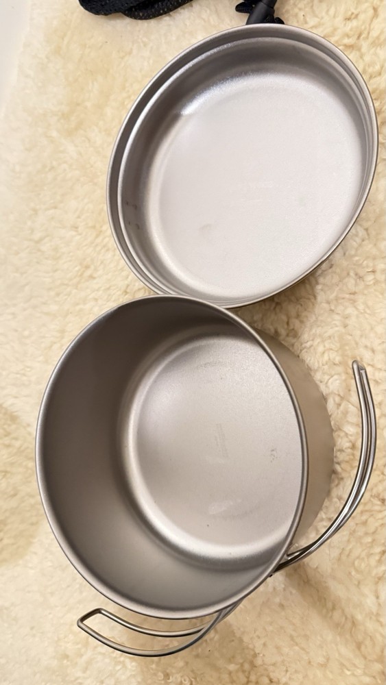 Snow Peak Backpacking Camping Titanium Cookset