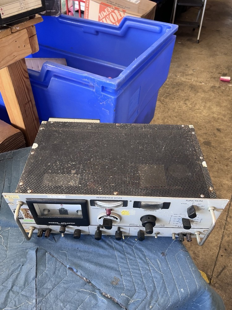 North Atlantic 301 Phase Angle Voltmeter AS IS