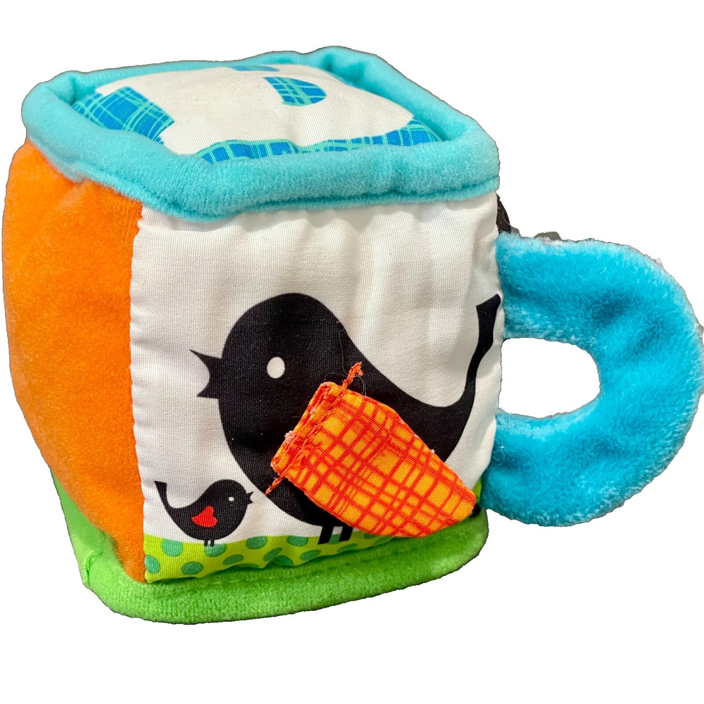 Playtex Discover Soft Block Toy 4"