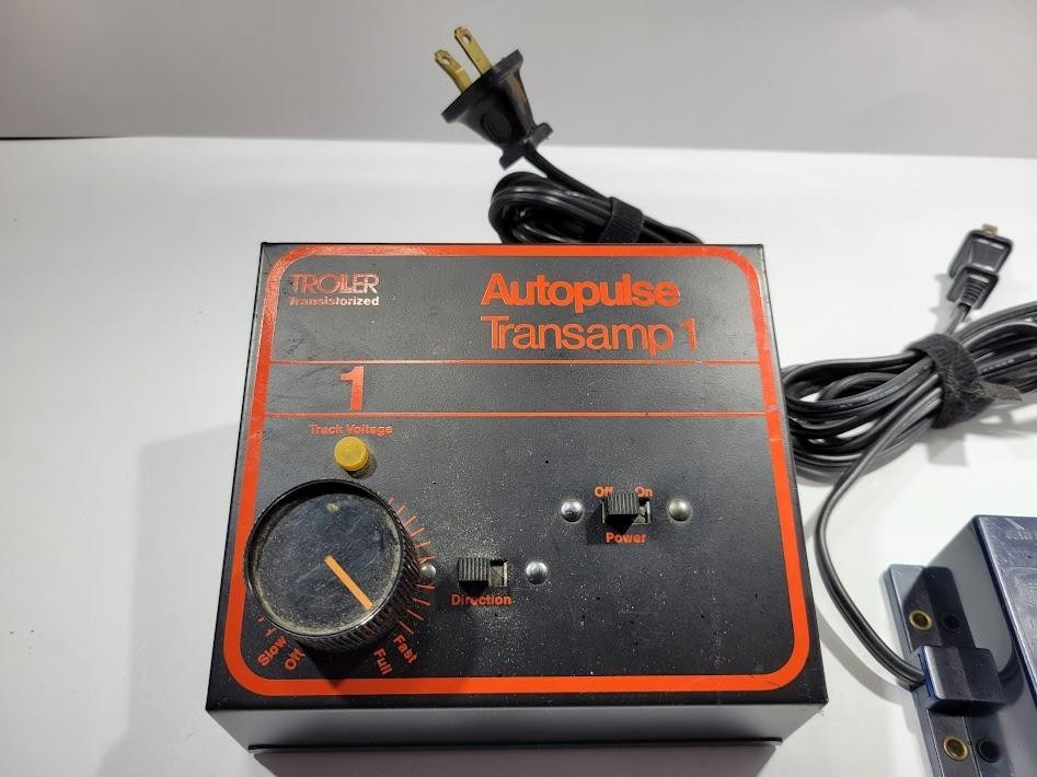 Vintage Troller Autopulse Transamp 1 Train Transformer Controller Lot Black