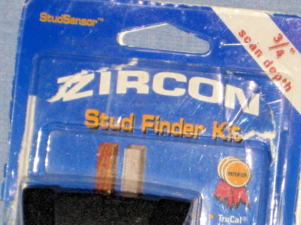 Zircon Electronic Stud Sensor Kit - Stud Finder with Picture Hanger Assortment