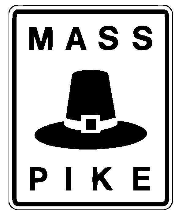 Massachusetts Turnpike Sticker