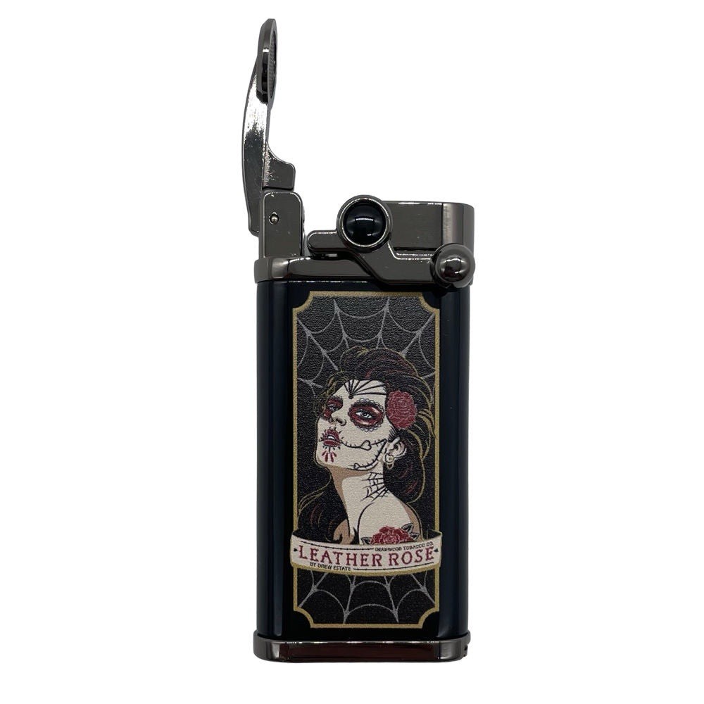 Deadwood Leather Rose Torch Lighter