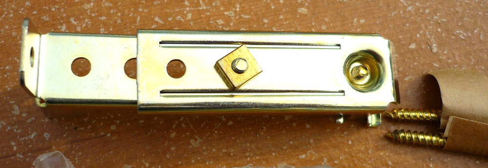 (2) Graber Decorative Traverse Rod Support Brackets for Inner Telescoping Rod
