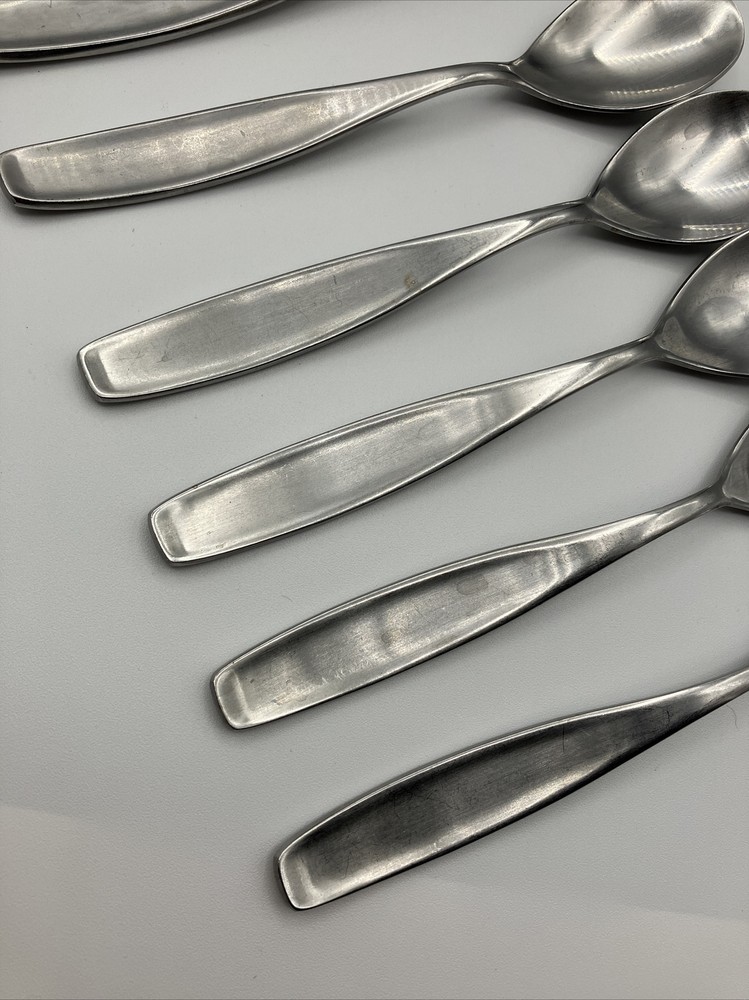 13 West Elm Stainless Satin Flatware Teaspoon & Tablespoon & Serving Silverware