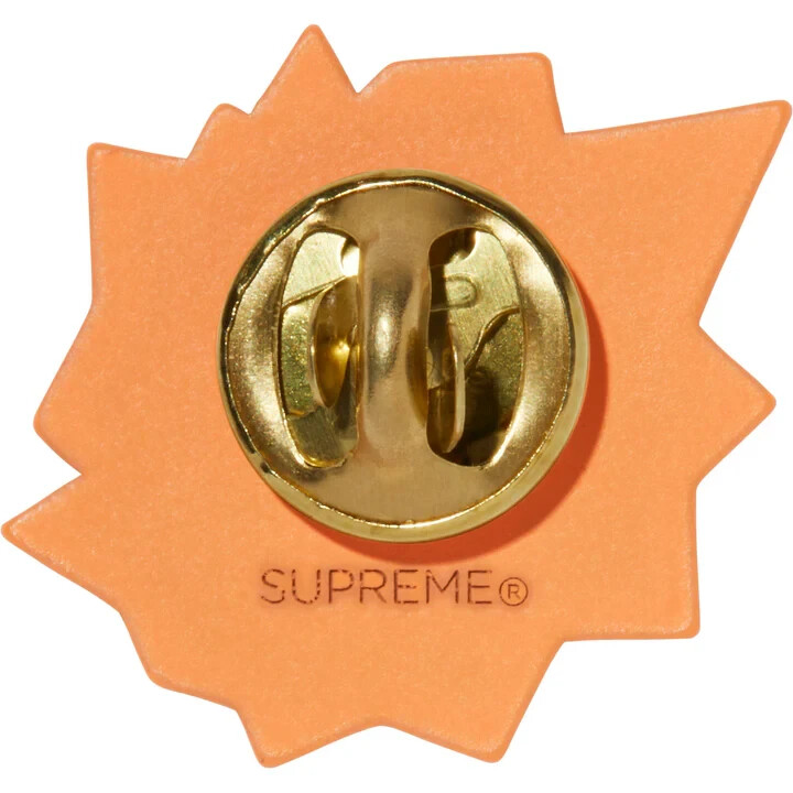 Supreme Bullet Hole Pin Orange