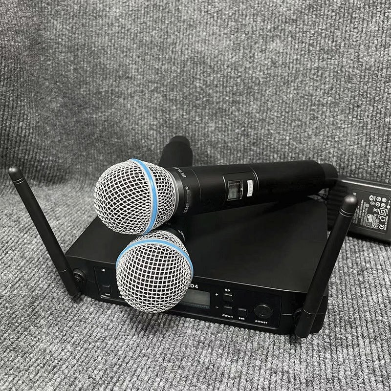Shure GLXD4 Digital Dual Beta58A Wireless Mic System - 2 Handhelds