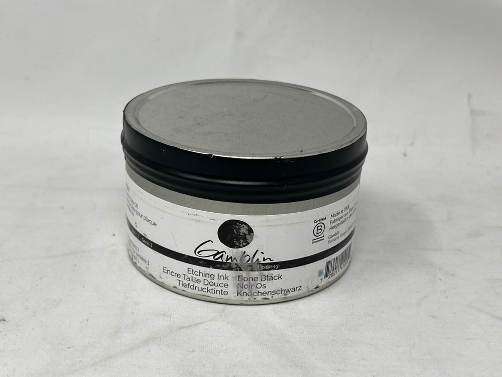 Gamblin Etching Ink Bone Black 1 Lb, PBK9