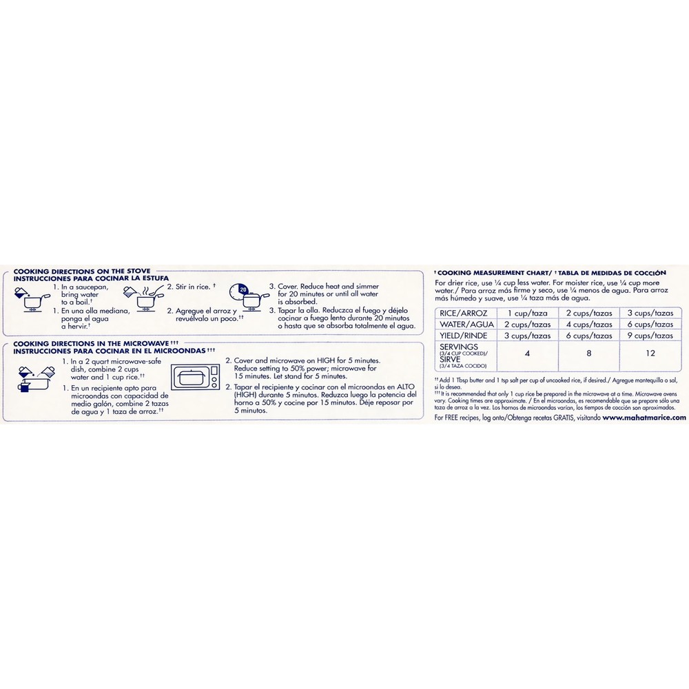 Enriched Extra Long Grain White Rice 20 lb Bag