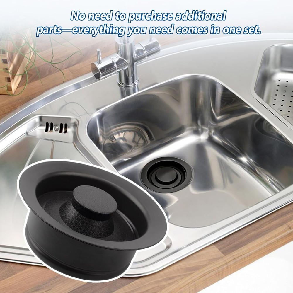 Garbage Disposal Sink Flange Kit with Garbage Disposal Stopper