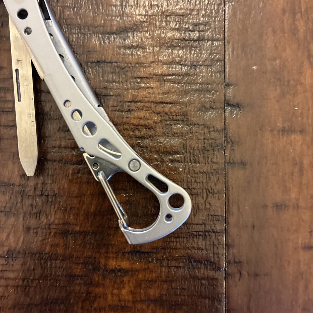 Leatherman Style CS Black Mini Multi-Tool Keychain Stainless - Excellent