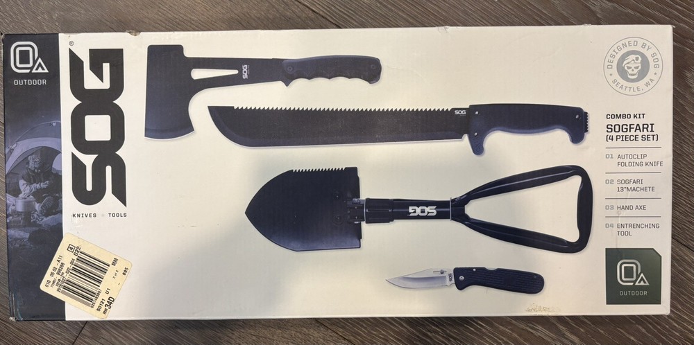 SOG Sogfari (4 piece) Combo Kit