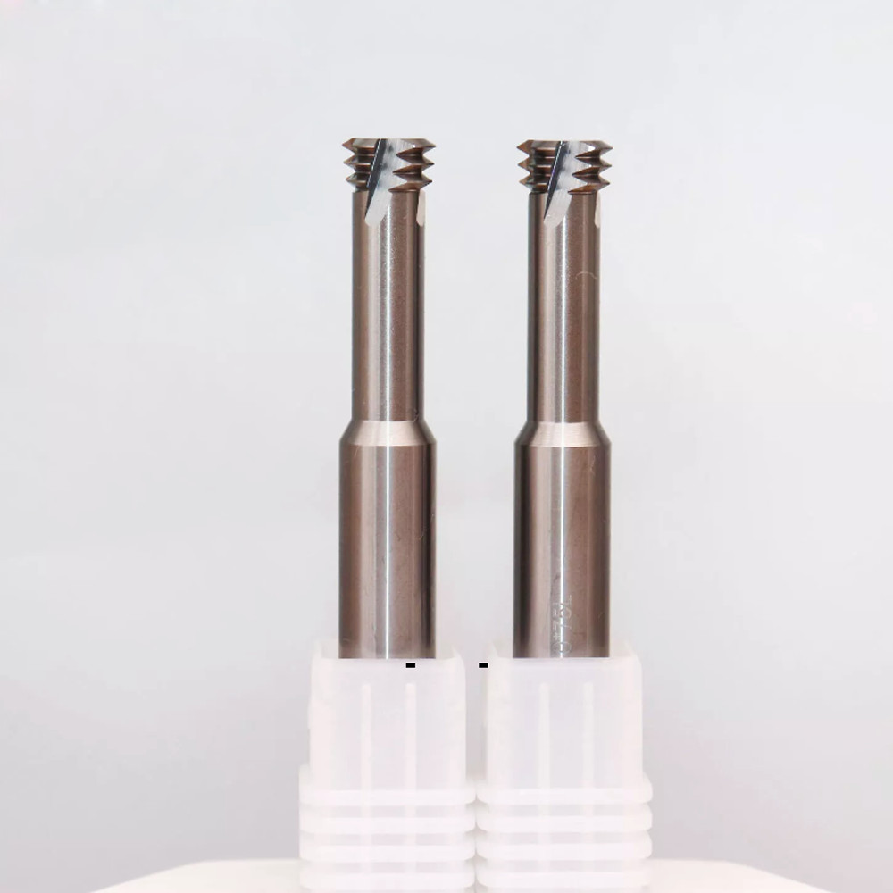 1pcs Solid Carbide Thread Mill HRC60 Thread Cutter Three Tooth For Aluminum