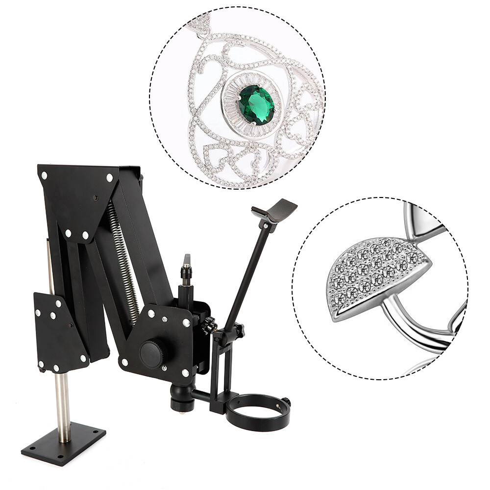 Microscope stand Multi-directional jewelry inlaid stand for micro-setting φ85mm