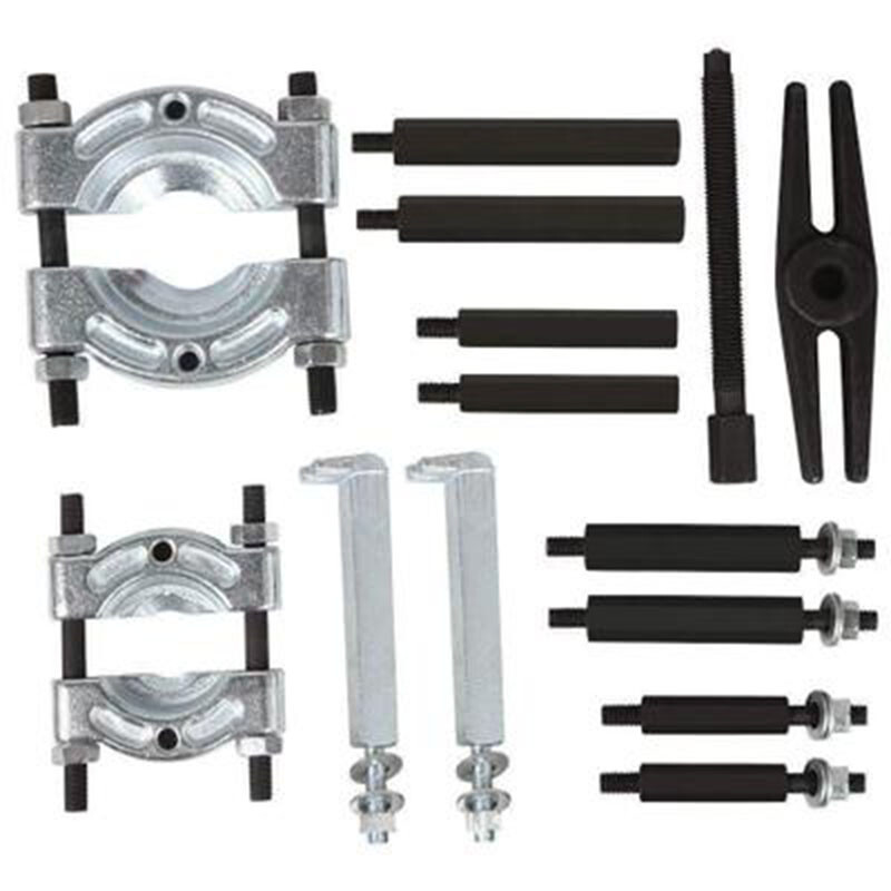 14PCS Bearing Separator Puller Kit 2" and 3" Splitters Remove Bearings Tool Set