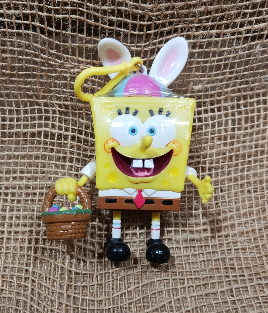 2004 SpongeBob SquarePants Easter Candy Buddy Nick Candy Keychain; new