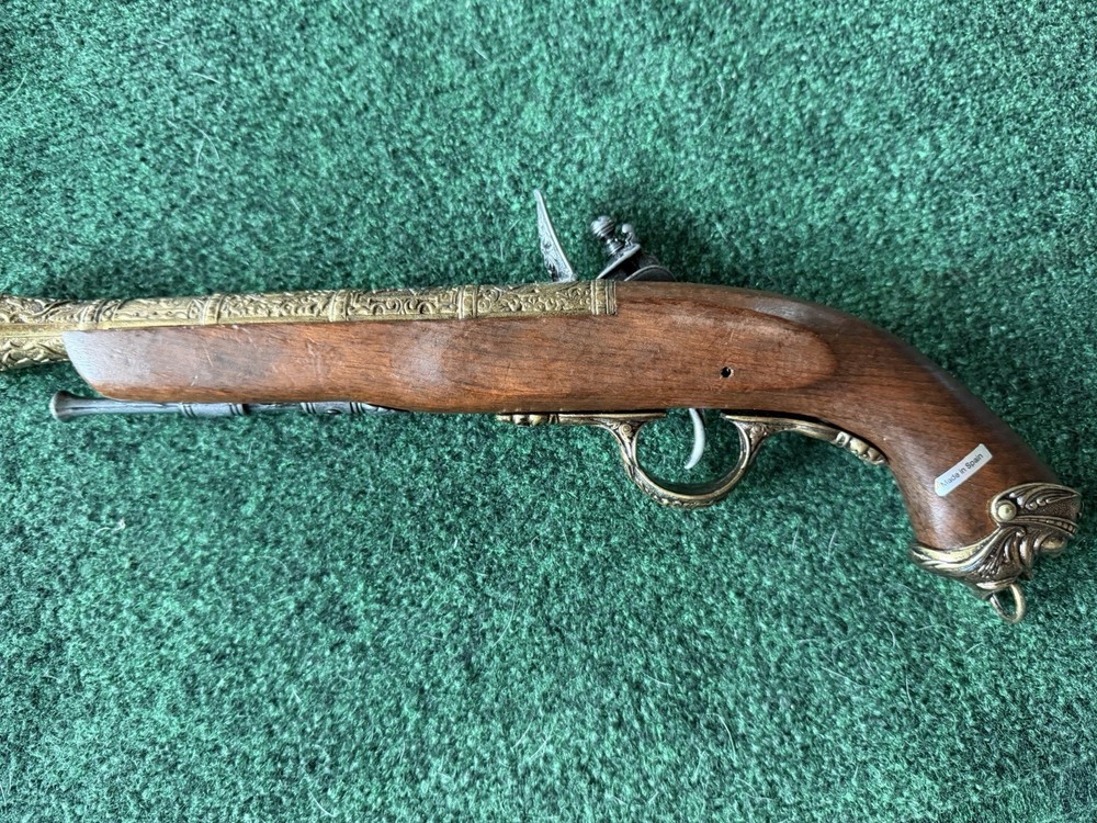 VINTAGE DENIX Flint Lock Pistol