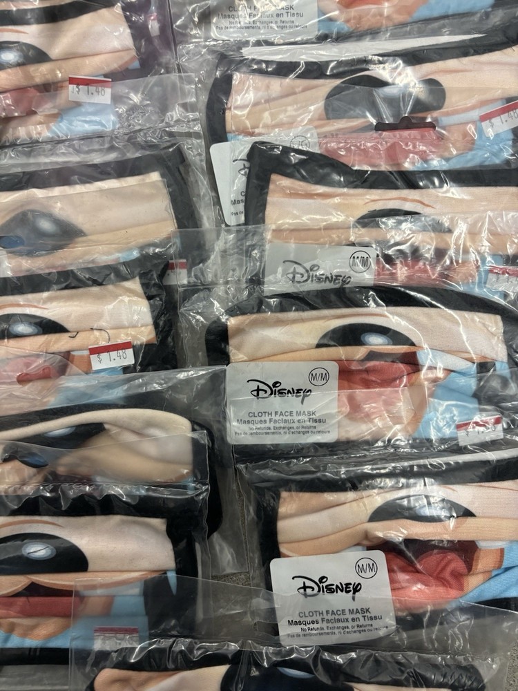 Disney Store Original cloth face mask Multiple *READ