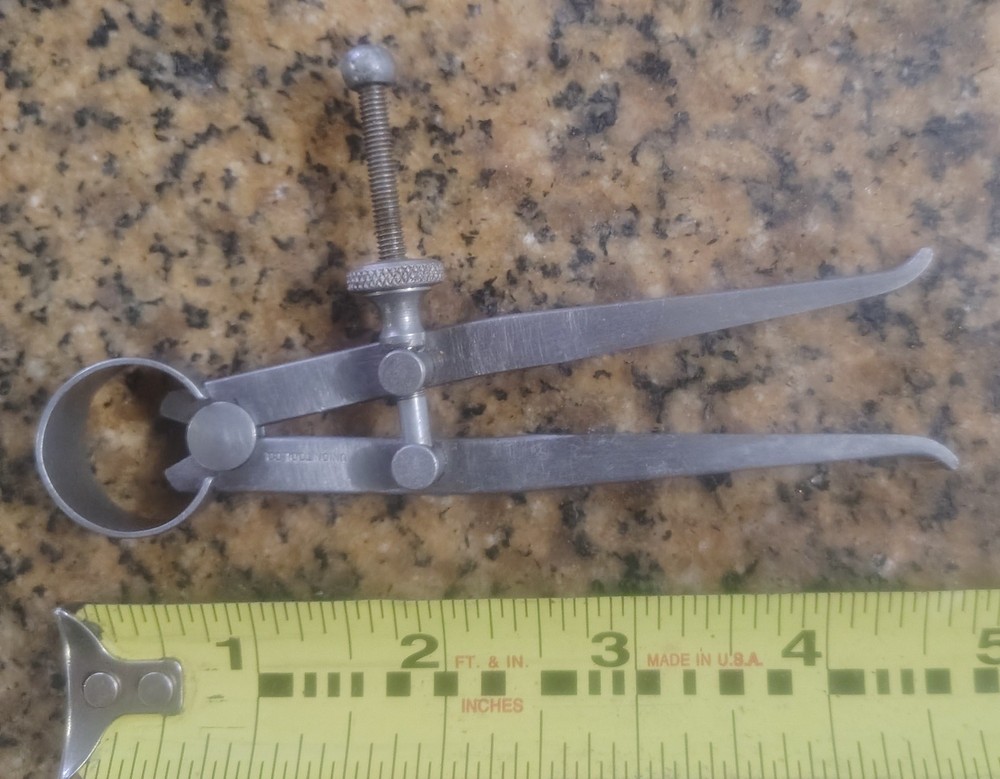 🗽 VINTAGE UNION TOOL 4" ID CALIPER