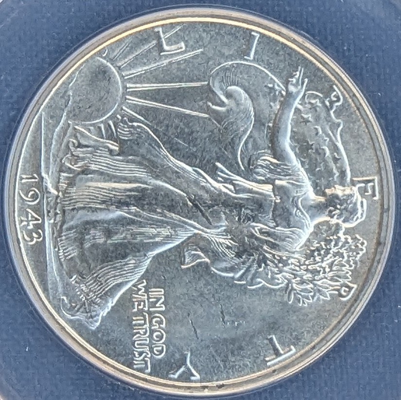 1943-S 50C Walking Liberty Half Dollar - MS64