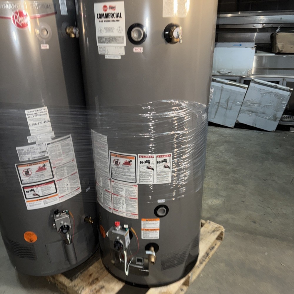 G75-76LP LP Gas Propane Water Heater Commercial Ruud 75 Gallon 76,000 BTU