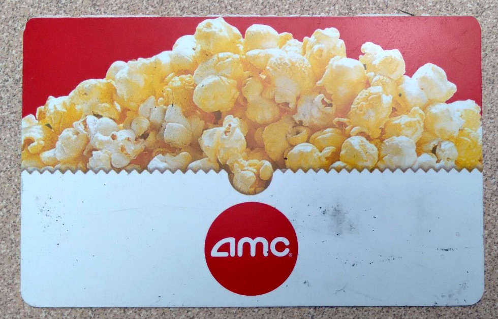 $25  AMC THEATERS GIFT CARD