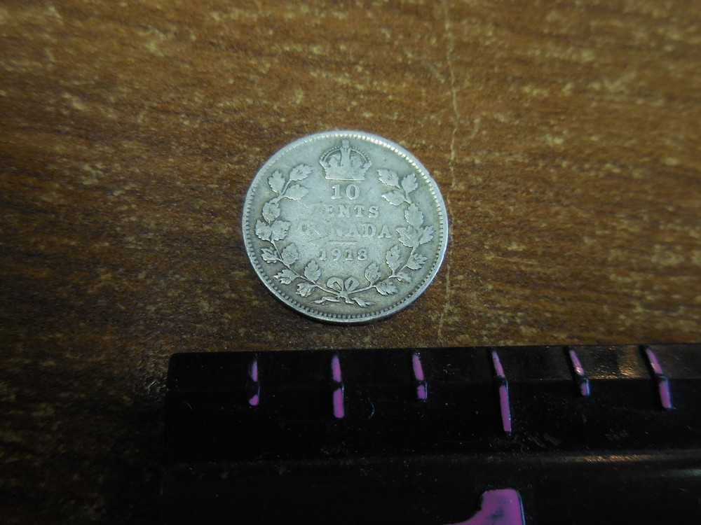 1918 Canadian Ten Cent Piece