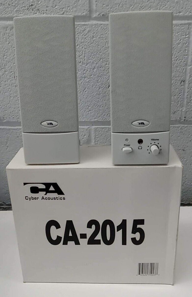 CYBER ACCOUSTICS DESKTOP COMPUTER SPEAKERS CA-15